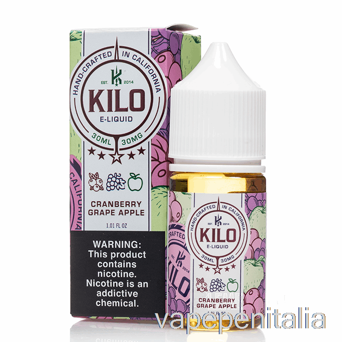 Vape Italia Mela Uva Mirtillo - Kilo Revival Sali - 30ml 50mg
